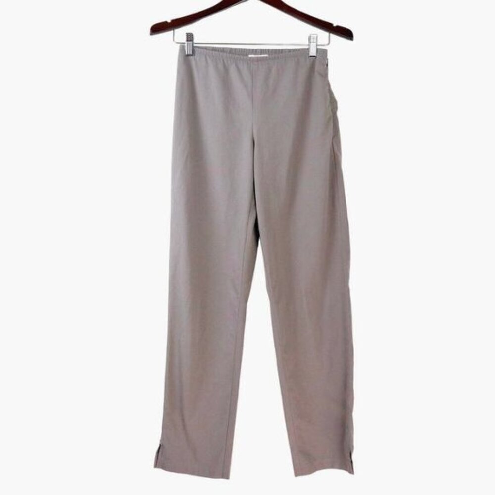 Eileen Fisher Pants Size XXS Slim Fit Pants Organic Cotton Stretch Tan
